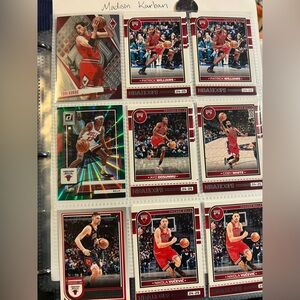 Chicago Bulls Basketball Trading Cards Collection